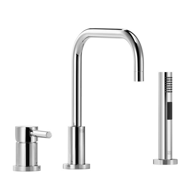 Binnenwaarts Je zal beter worden Nu Dornbracht 32800625+27721970 Meta.02 Two Hole Kitchen Mixer With Side Spray  Set | QualityBath.com