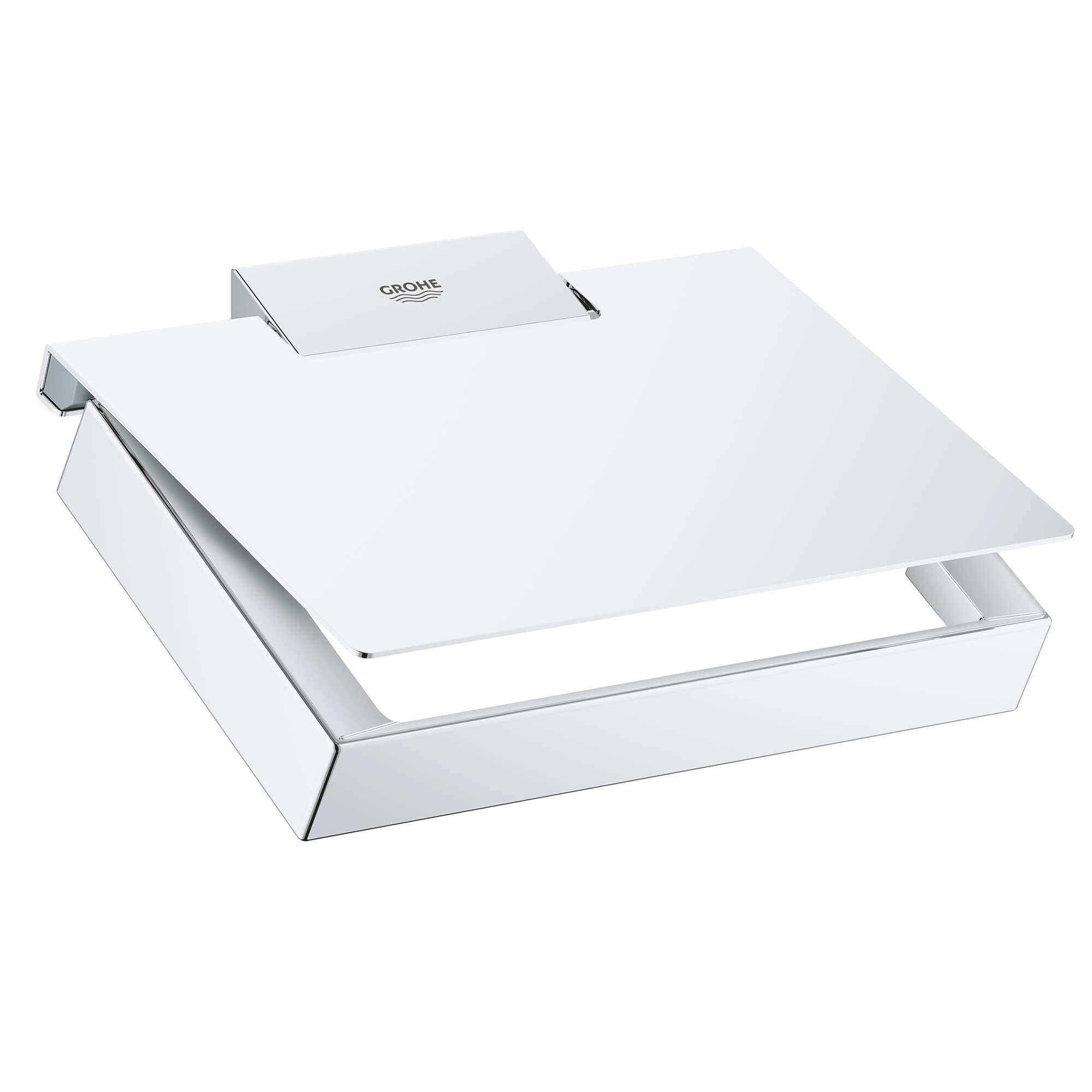 Grohe 40781000 Selection Cube Toilet Paper Holder | QualityBath.com