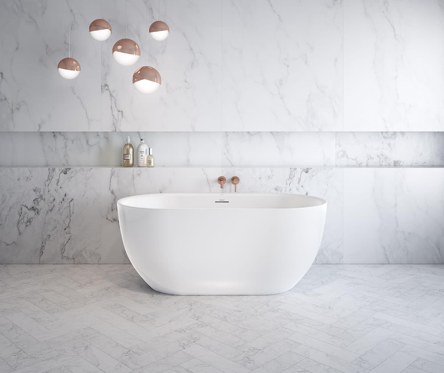 hi-yan⭐︎ Maax 106876-000 Tosca Freestanding Soaker Tub | QualityBath.com