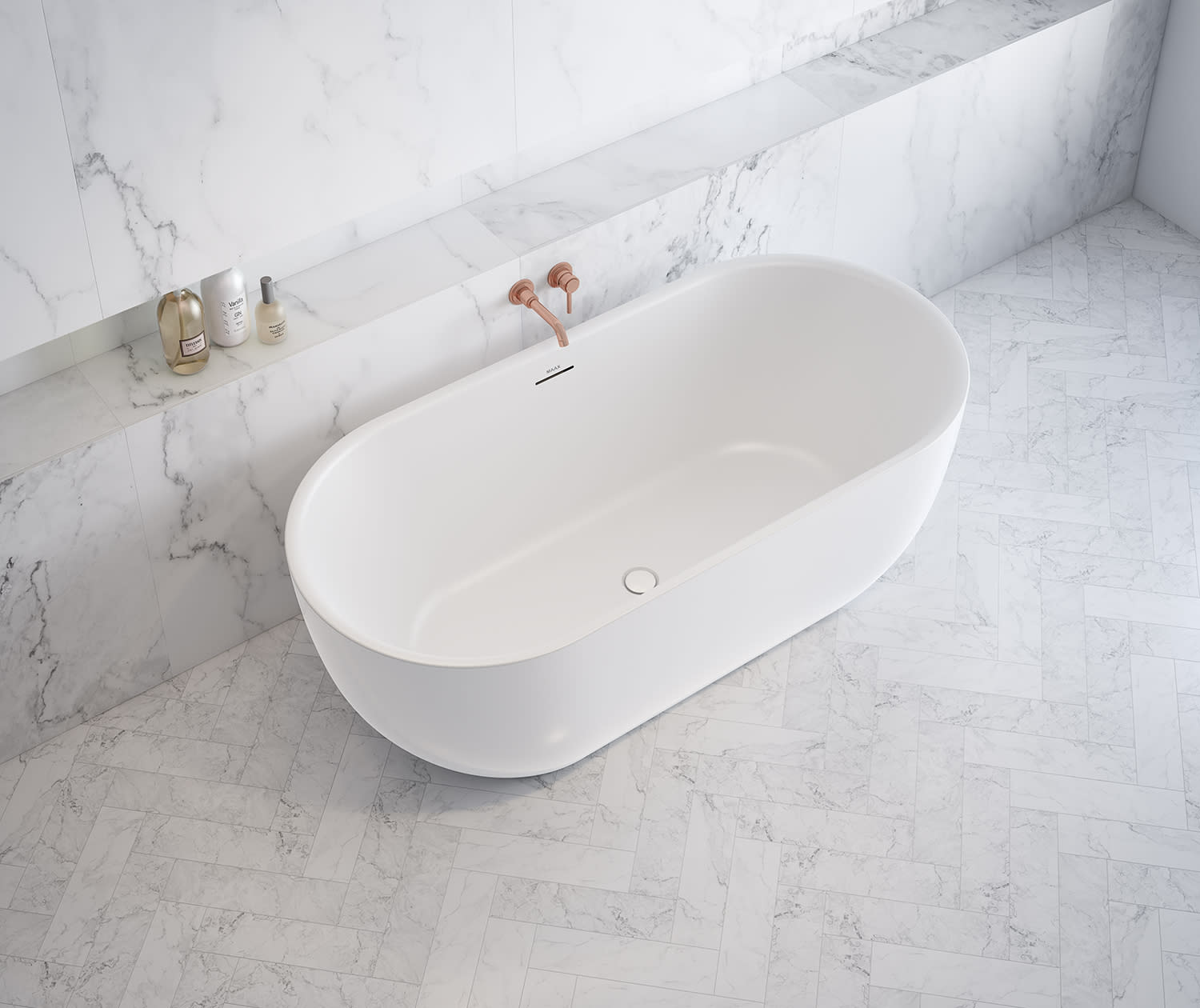 Maax 106878-000 Tosca Freestanding Soaker Tub | QualityBath.com