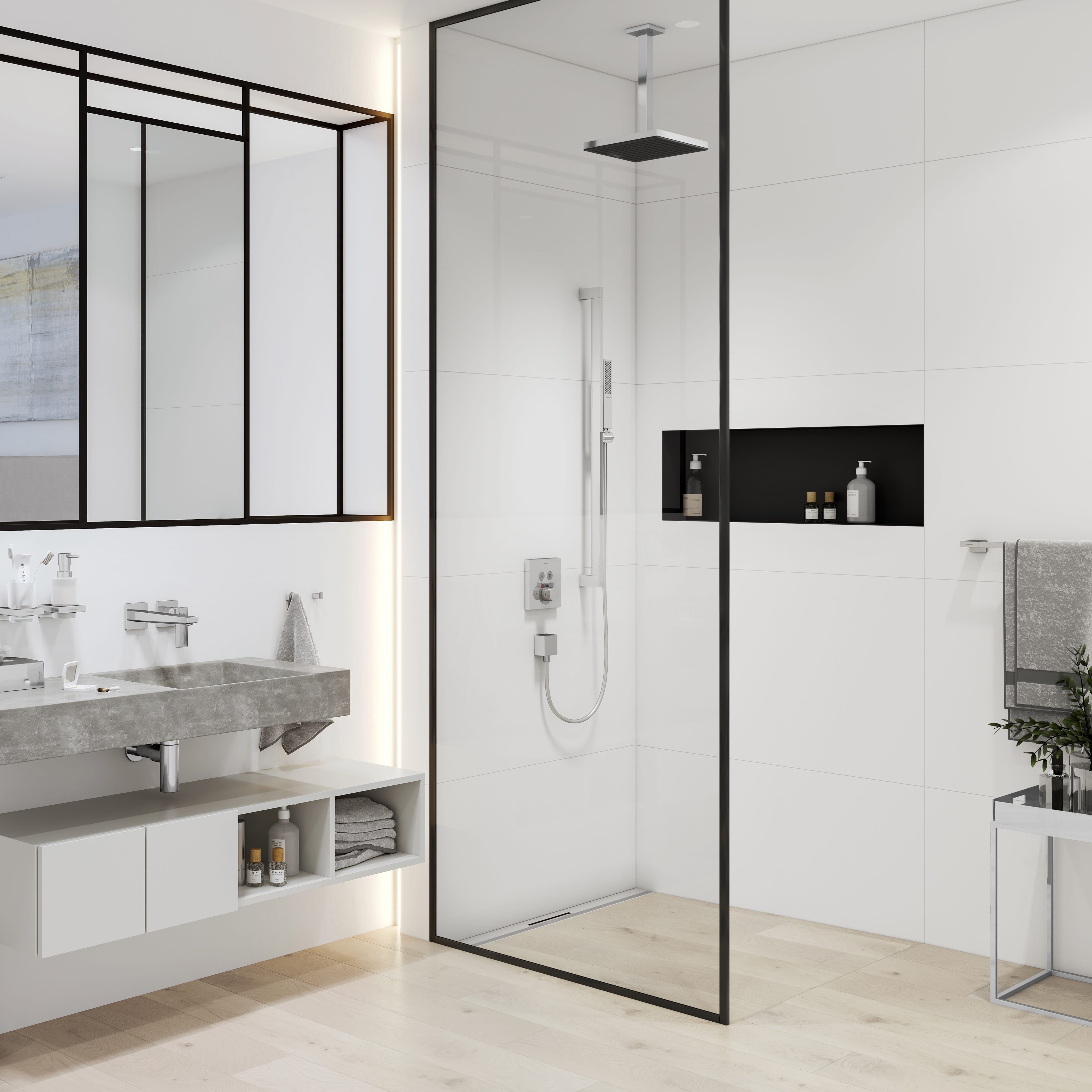 Hansgrohe 24339001 Pulsify E Extension Pipe E,12 | QualityBath.com