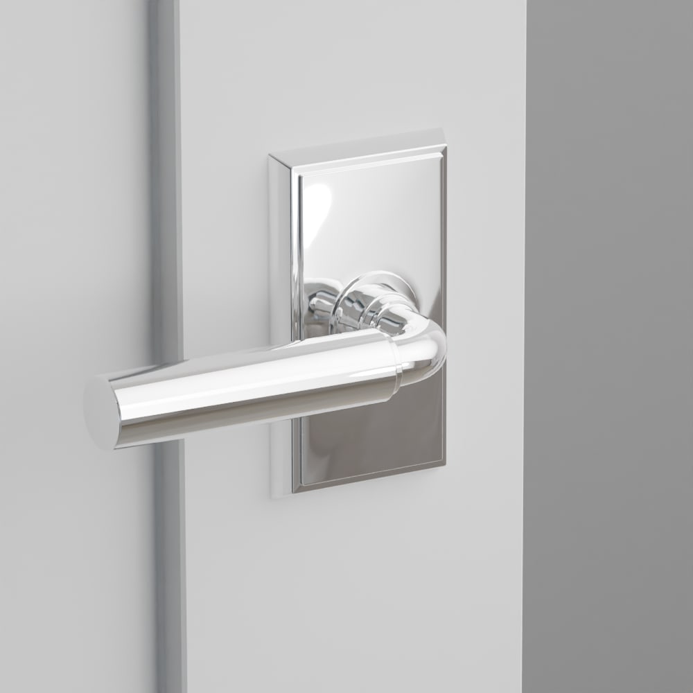 Emtek 8121MNGLHUS15 Manning Brass Lever Handle With