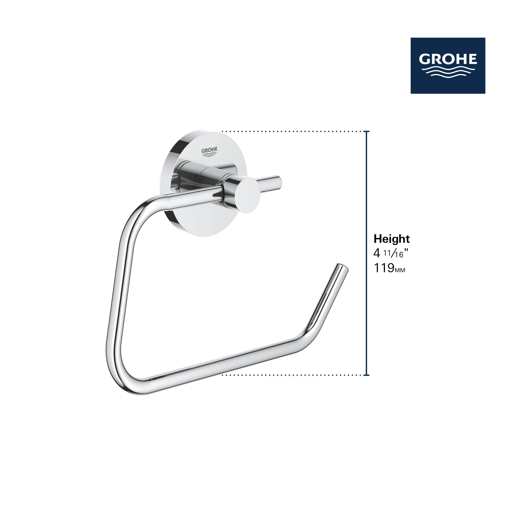 Grohe 40689 Essentials Toilet Paper Holder