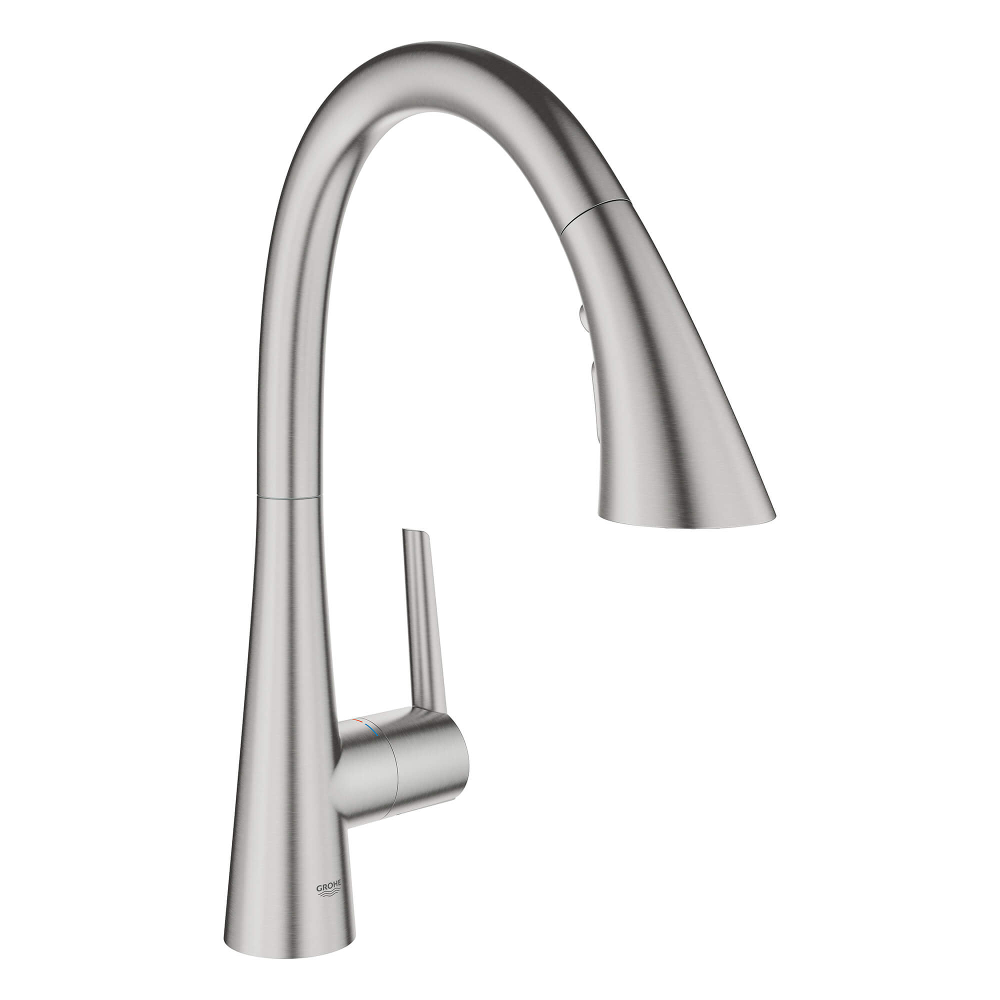 Grohe 32298DC3 Zedra Triple Spray Pull Down Kitchen Faucet