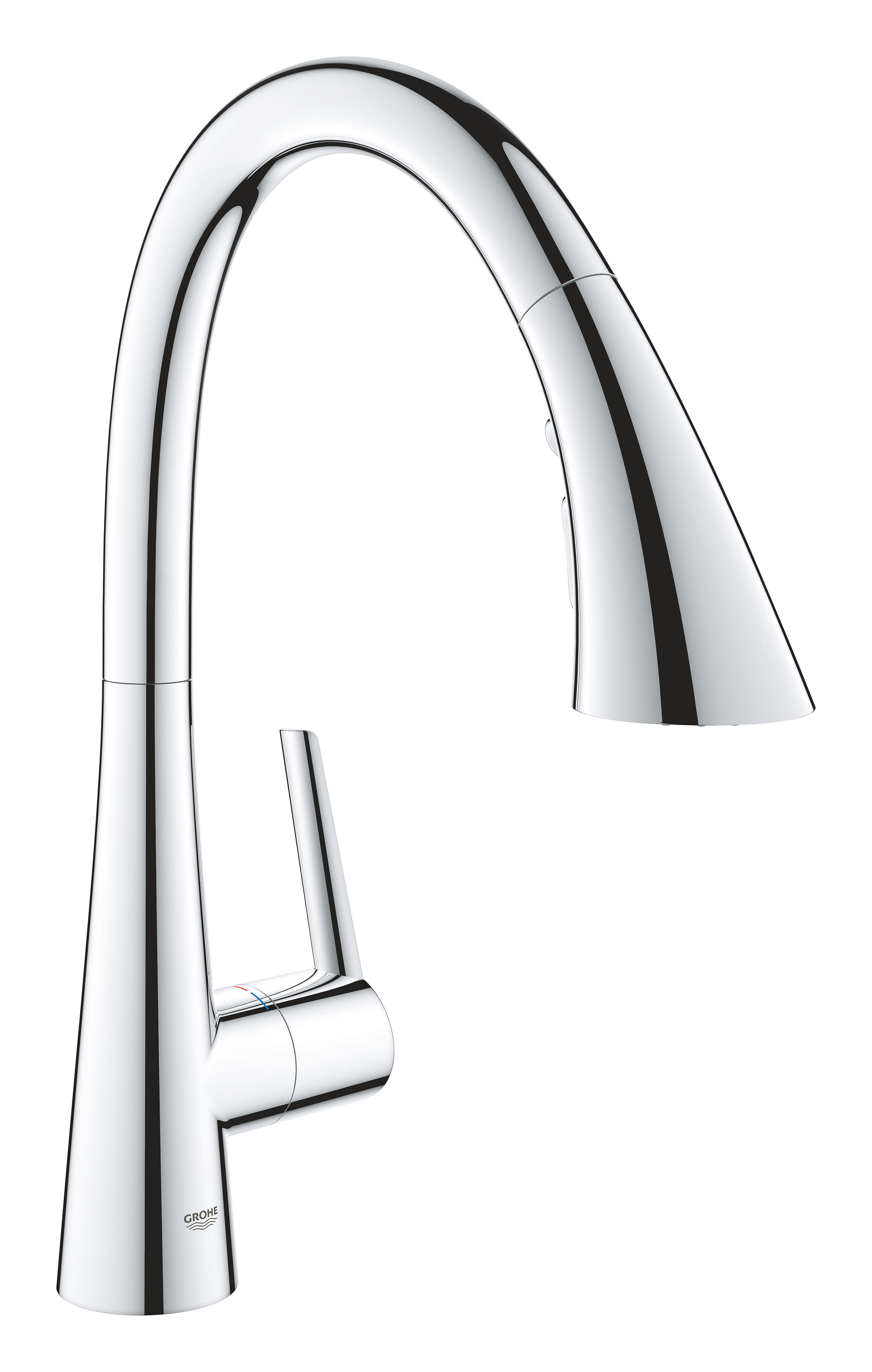 Grohe 32298003 Zedra Triple Spray Pull Down Kitchen Faucet