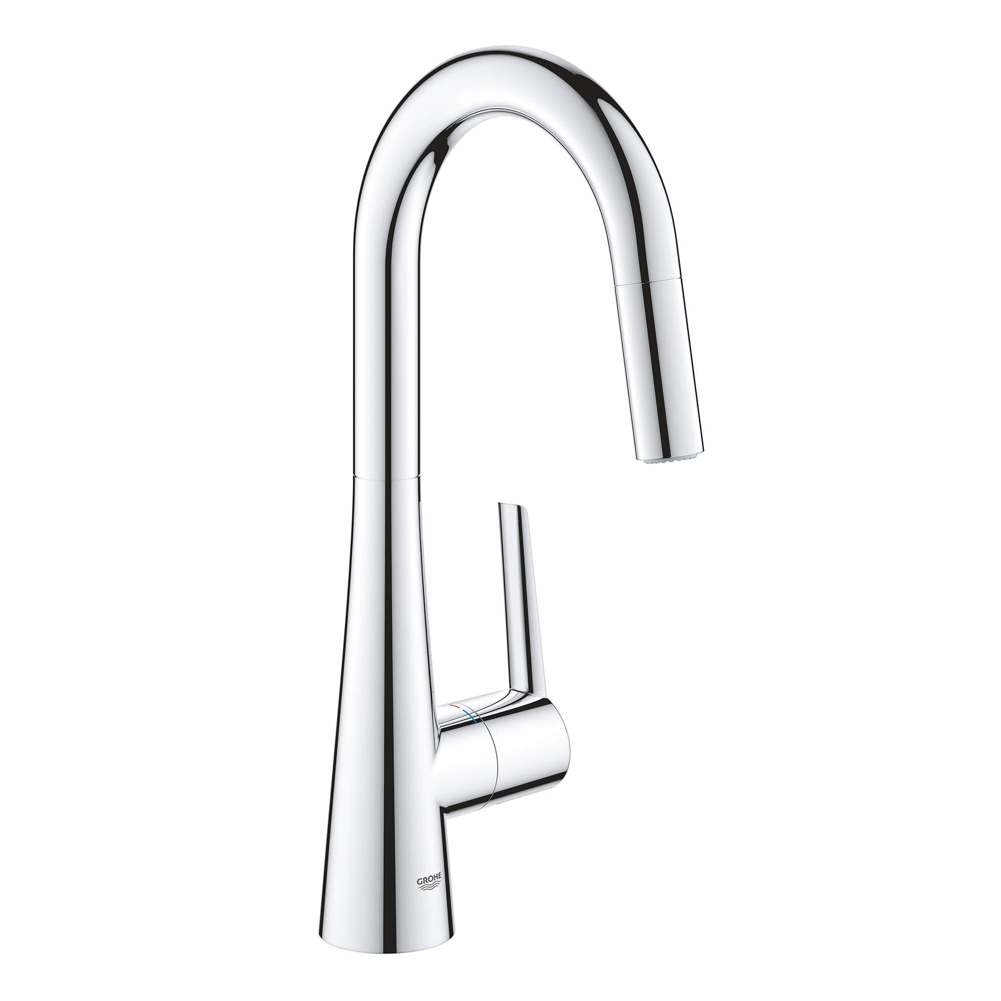 Grohe 32283 Zedra Dual Spray Pull Down Bar Faucet | QualityBath.com