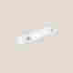 72 Inch White Solid Surface Rectangular Top/Basin with Overflow