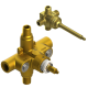 1/2" Thermostatic Rough Valve with Separate Three Way Diverter