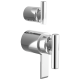 Roccesco Thermostatic Valve With Integrated Diverter Lever Handle Kit