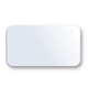 Euro Floating Look Mirror with 6 Inch Rounded Corners