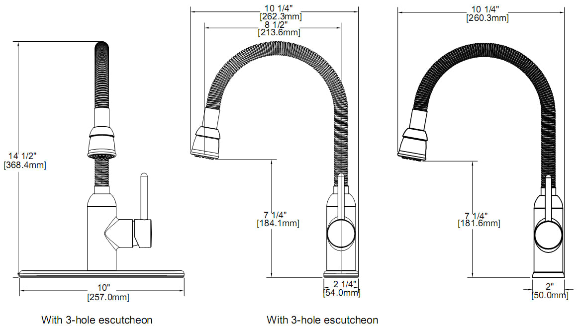 Elkay LK2500 Pursuit FlexibleSpout Laundry Faucet