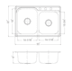 Houzer ISL-3322BS number 3