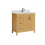 36" Drawers Left