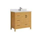 36" Drawers Left