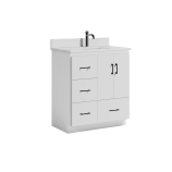 30" Drawers Left