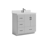 36"  Drawers Left