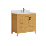 36" Drawers Left