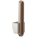 Stainless Steel with Wood Inlay