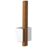 Polished Chrome with Wood Inlay