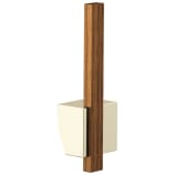Polished Nickel with Wood Inlay