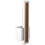 Polished Chrome with Wood Inlay