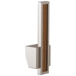 Stainless Steel with Wood Inlay